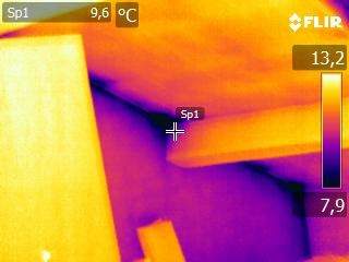 Luchtdicht bouwen met thermografie voor het opsporen van vochtproblemen door luchtlekken